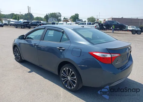 2014 Toyota Corolla S Plus из США, поврежденный, VIN 5YFBURHEXEP126963